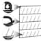 NEX™ Black 32-Spool Wall-Mounted Sewing Thread Rack, 2ct.